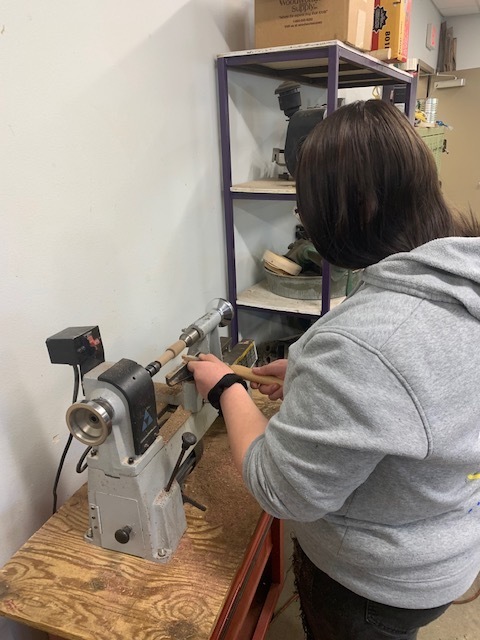 Student in Shop Class